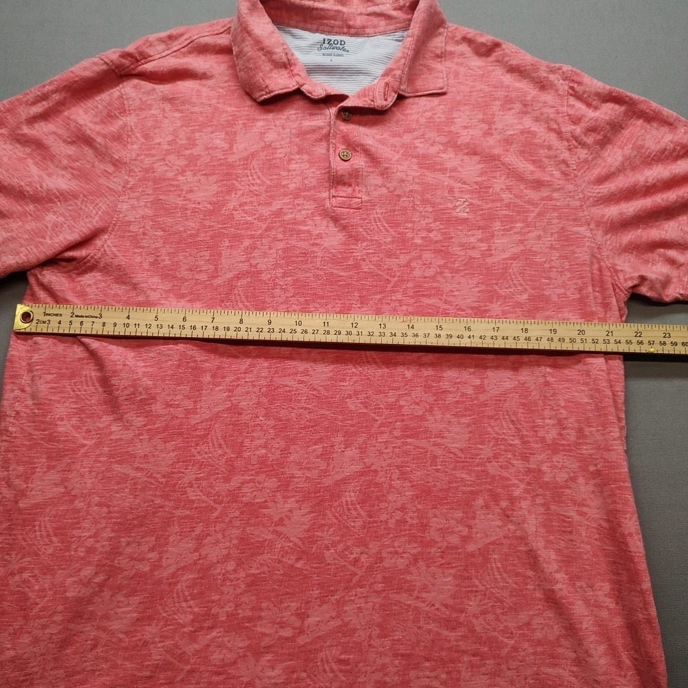izod Men's saltwater Polo Orange Size Large - Picture 7 of 14
